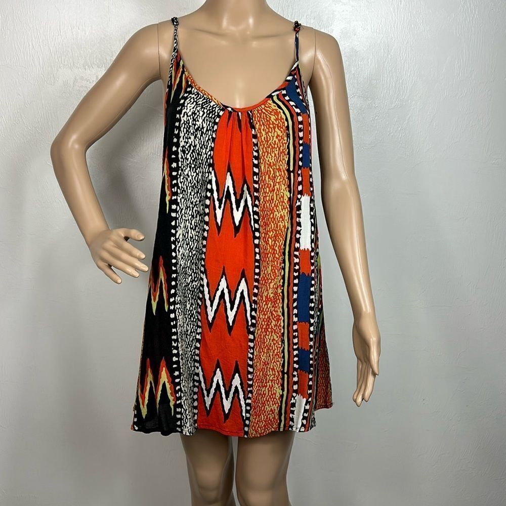 The Sloane Society Sleeveless Mesh Back Tank Mini Dress Size S